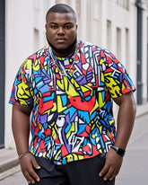 Big People's Abstract Colorblock Top T-Shirt